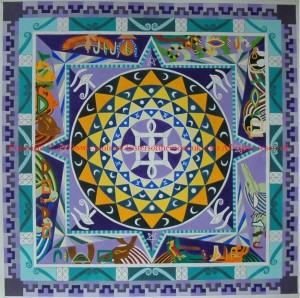 Isis Mandala work in progress 874 x 870 with c